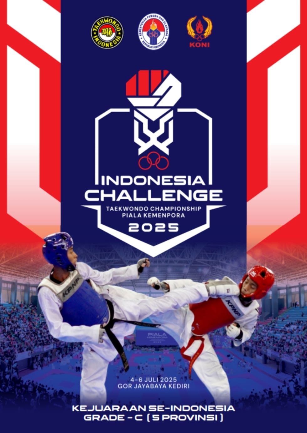 Ajang Pertarungan Prestasi Taekwondo di Tanah Air Taekwondo Indonesia Dojang Nebula TC